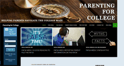 Desktop Screenshot of parentscountdowntocollegecoach.com